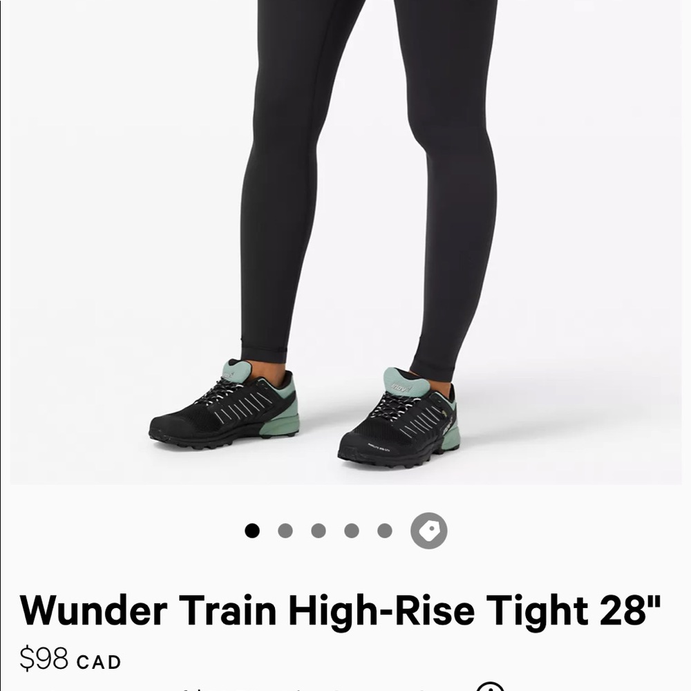Lululemon Wunder Train High Rise Tight 25”